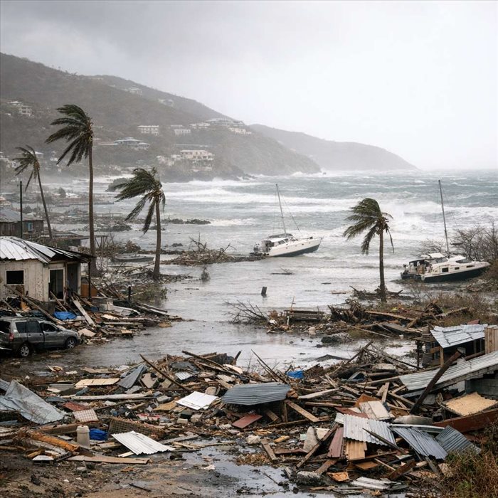 Ouragan Irma dans les Caraïbes : trajectoire et dégâts majeurs
