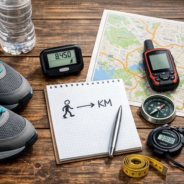 Convertir des pas en kilomètres : méthode simple et précise