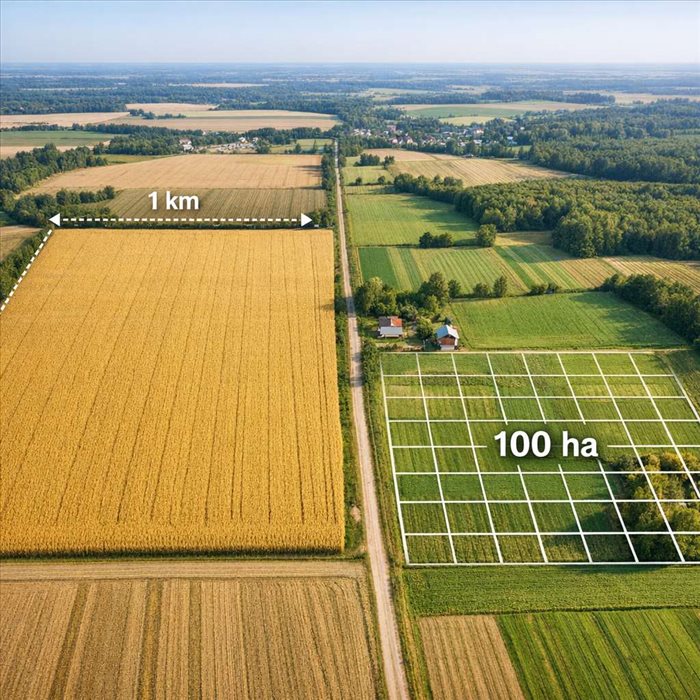 Convertir un km² en hectares : méthode simple et rapide