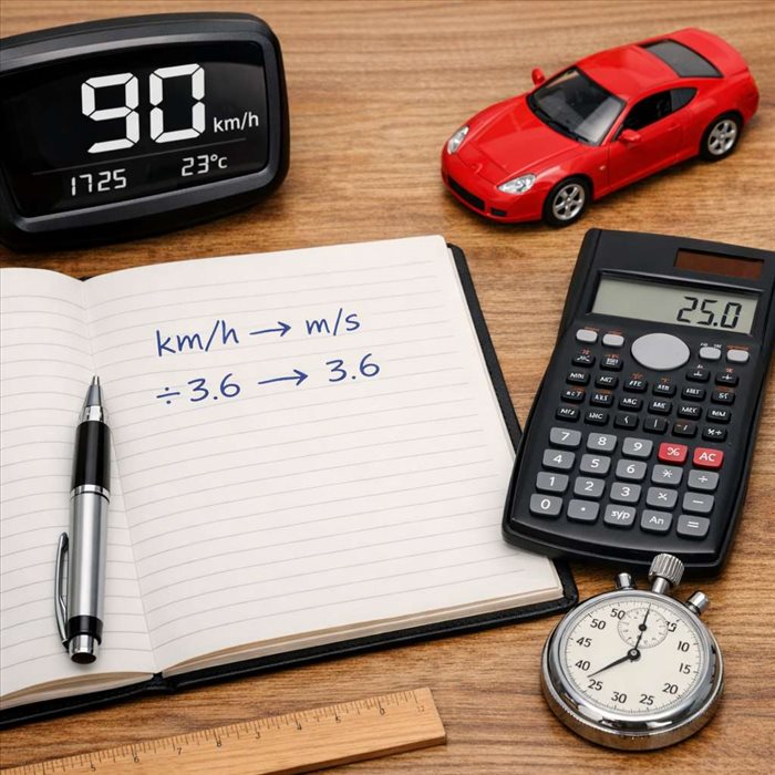 Convertir des km/h en m/s : la formule simple et rapide