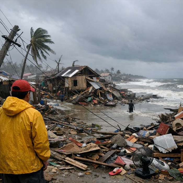 Typhon Rai aux Philippines : trajectoire et bilan complet
