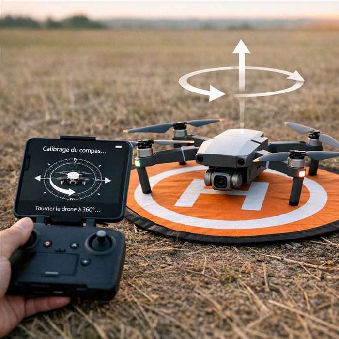 Pourquoi calibrer le compas d’un drone avant un vol ?