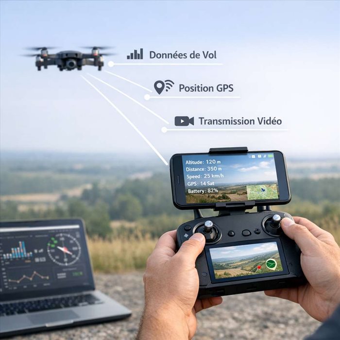 Télémétrie drone : comprendre les données de vol essentielles