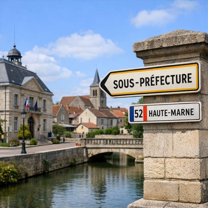 Sous-préfectures de la Haute-Marne : Chaumont, Langres et Saint-Dizier