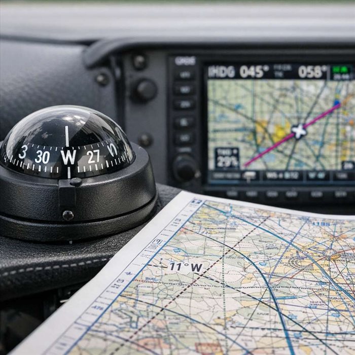 Déclinaison magnétique en navigation aérienne : pourquoi la corriger ?