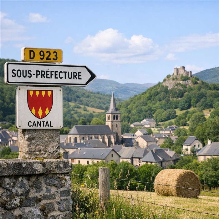 Sous-préfectures du Cantal : Mauriac et Saint-Flour