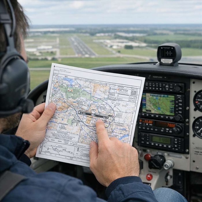 Comment lire une carte VAC en aviation légère | Guide pratique