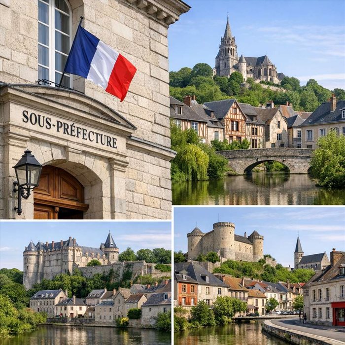 Sous-préfectures d’Eure-et-Loir : Châteaudun, Dreux et Nogent