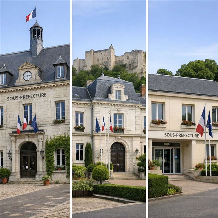 Sous-préfectures de l’Indre-et-Loire : Chinon et Loches