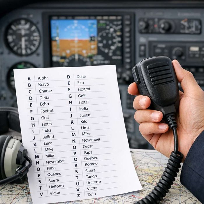 Alphabet phonétique en radiotéléphonie aéronautique : pourquoi ?