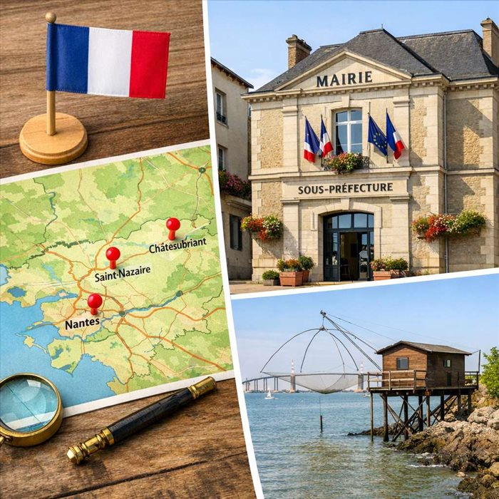 Sous-préfectures de la Loire-Atlantique : lesquelles ?