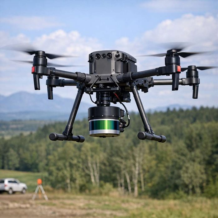 Lidar embarqué sur drone : comprendre son fonctionnement et ses usages